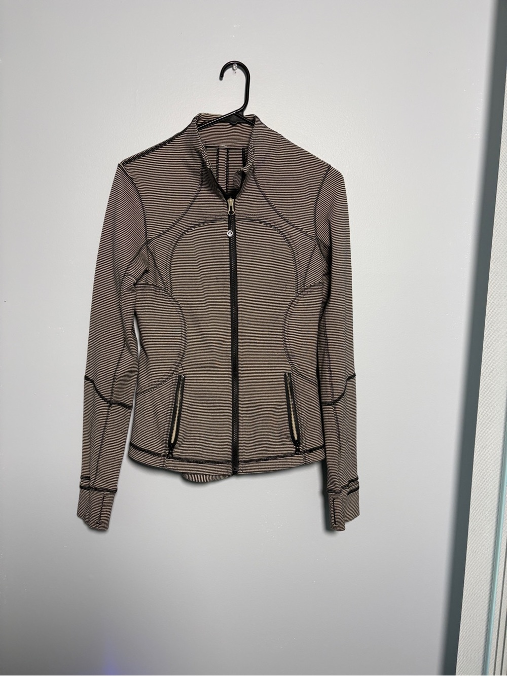 lululemon athletica Brown Zip-Up Utility Jacket